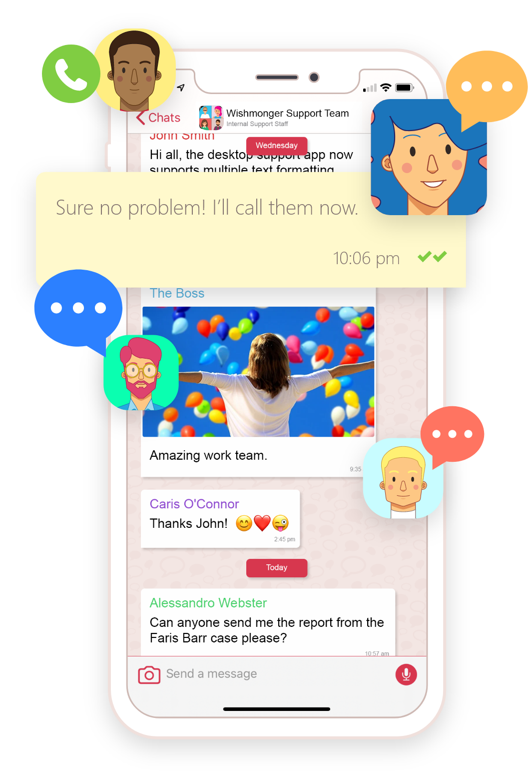Collaborate with the Yay.com business instant messaging app