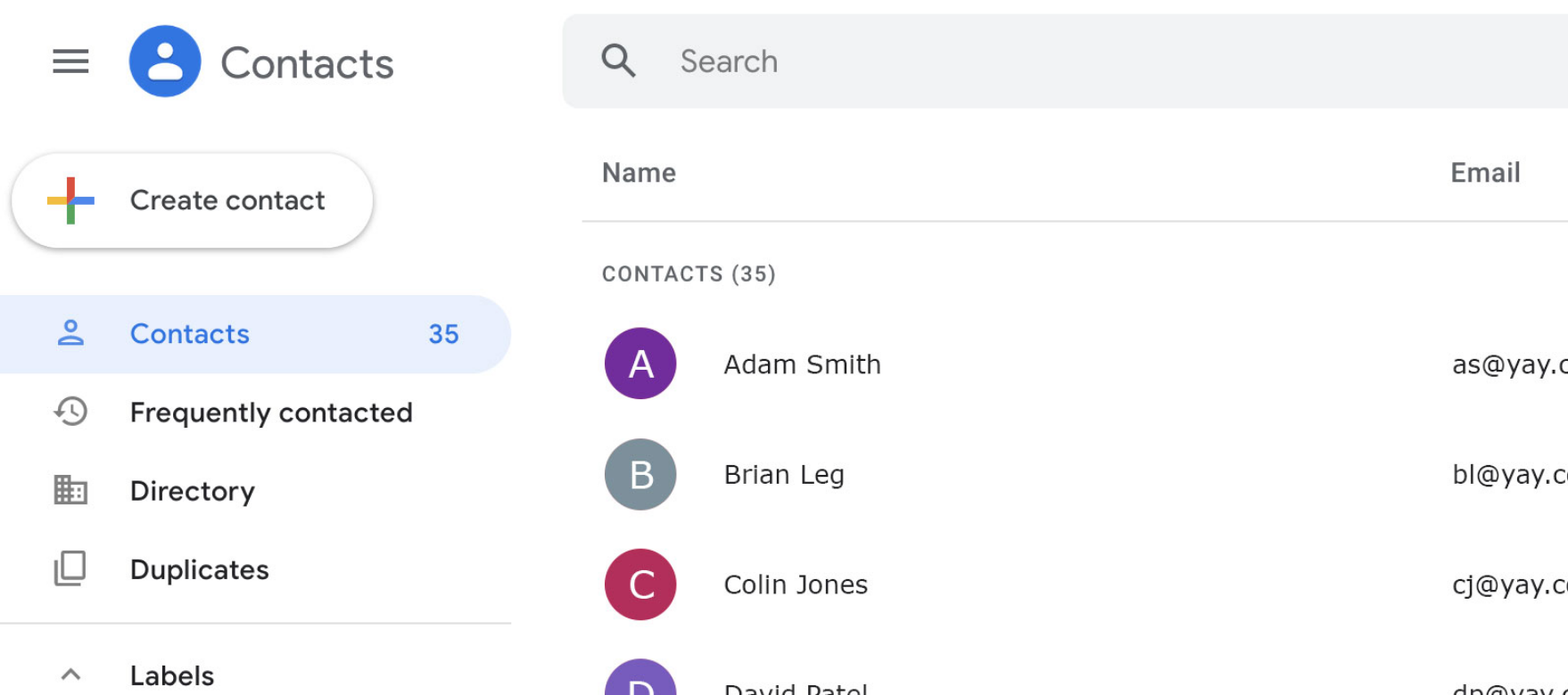 Identify inbound calls from your Google Contacts